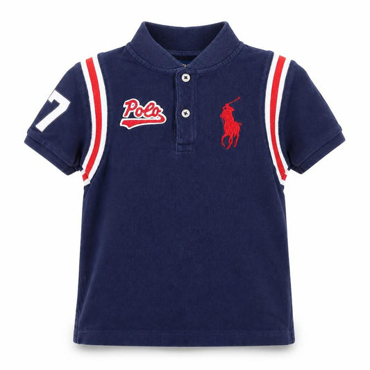 Boys UK Size 4 Years Ralph Lauren Blue Basic Polo