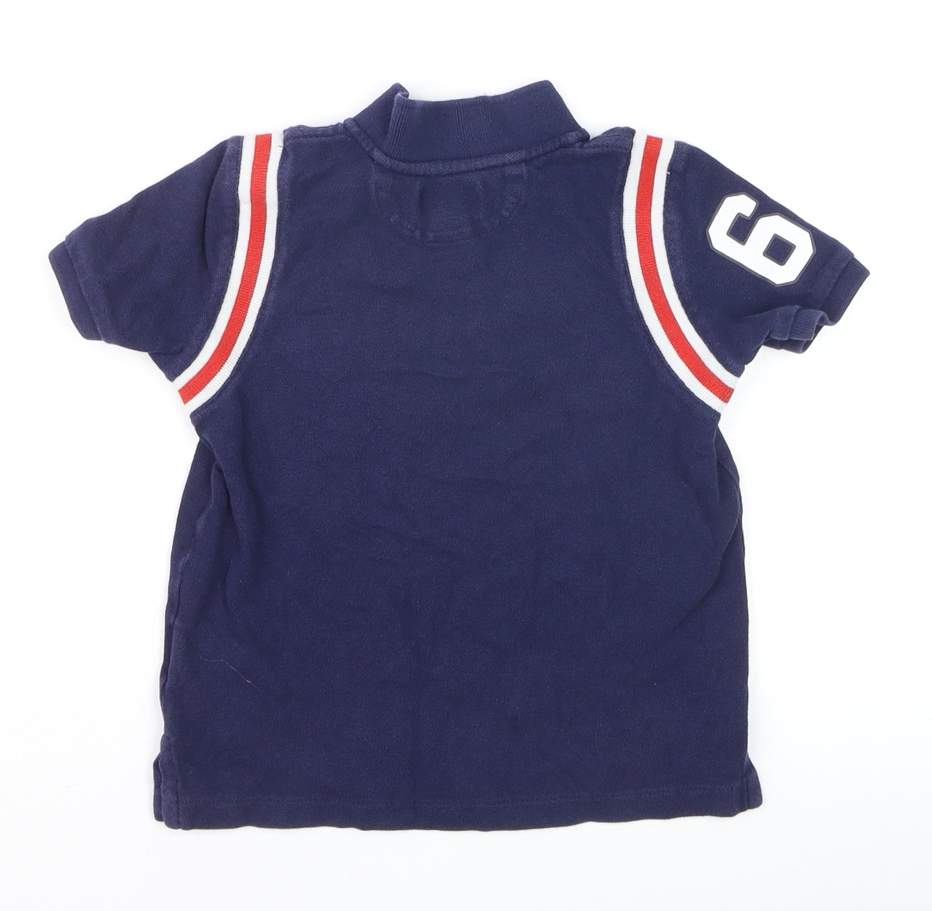 Boys UK Size 4 Years Ralph Lauren Blue Basic Polo