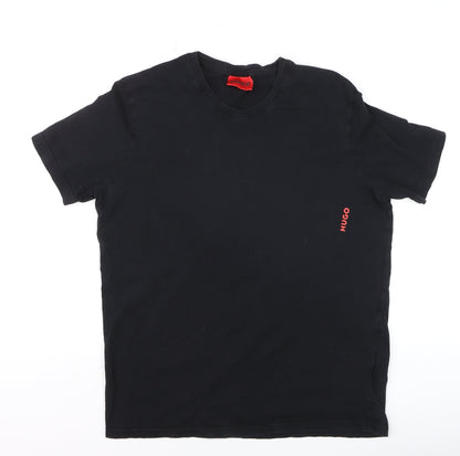 Mens UK Size M HUGO BOSS Black  T-Shirt