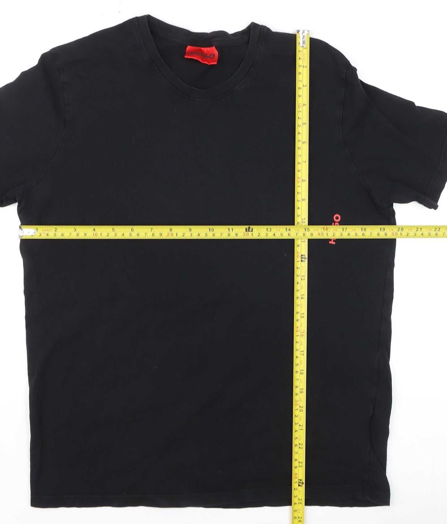 Mens UK Size M HUGO BOSS Black  T-Shirt