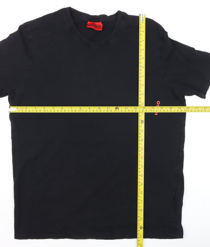 Mens UK Size M HUGO BOSS Black  T-Shirt