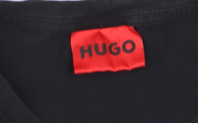 Mens UK Size M HUGO BOSS Black  T-Shirt