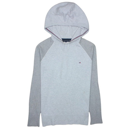 Mens UK Size M Tommy Hilfiger Grey Pullover Hoodie