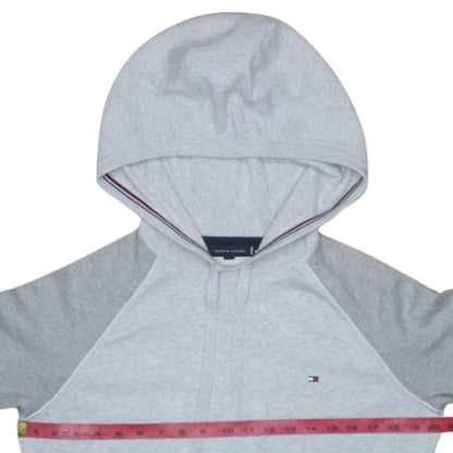 Mens UK Size M Tommy Hilfiger Grey Pullover Hoodie