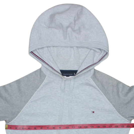 Mens UK Size M Tommy Hilfiger Grey Pullover Hoodie