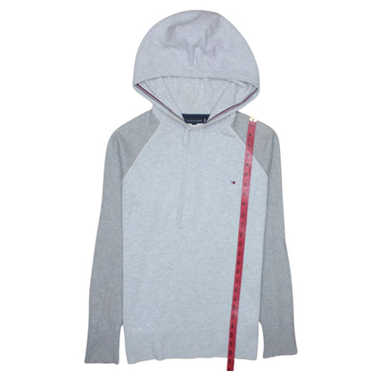 Mens UK Size M Tommy Hilfiger Grey Pullover Hoodie
