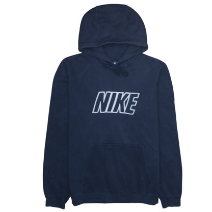 Mens UK Size M Nike Blue Pullover Hoodie