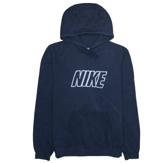 Mens UK Size M Nike Blue Pullover Hoodie