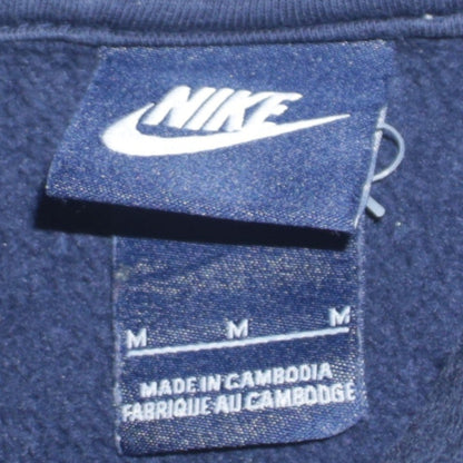 Mens UK Size M Nike Blue Pullover Hoodie
