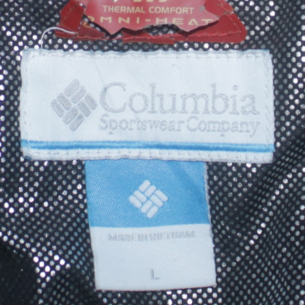 Mens UK Size L Columbia Black Basic Jacket