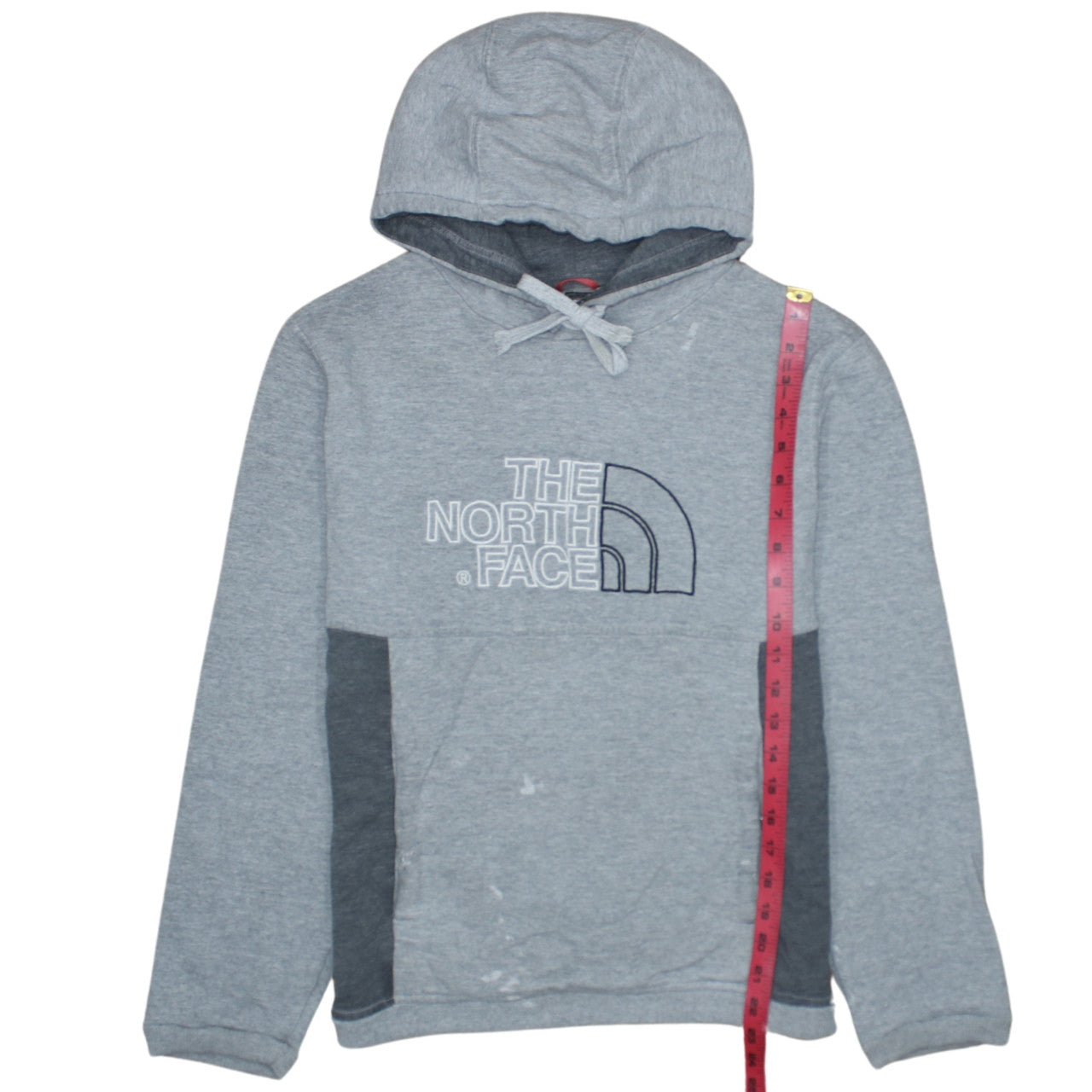 Mens UK Size M The North Face Grey Pullover Hoodie