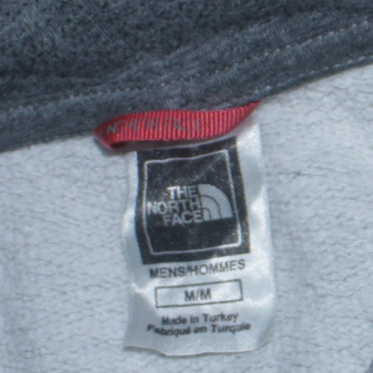 Mens UK Size M The North Face Grey Pullover Hoodie