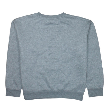 Disney Women's Grey Mickey & Minnie Crew Neck Sweatshirt Size M