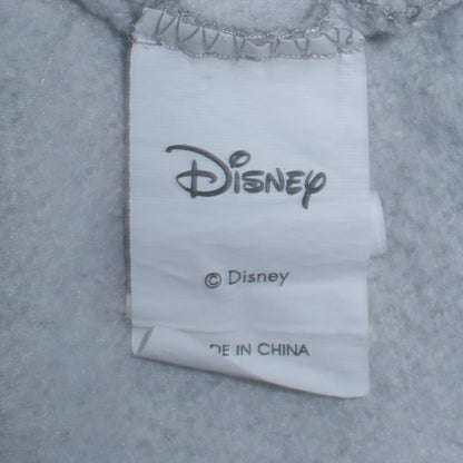 Disney Women's Grey Mickey & Minnie Crew Neck Sweatshirt Size M