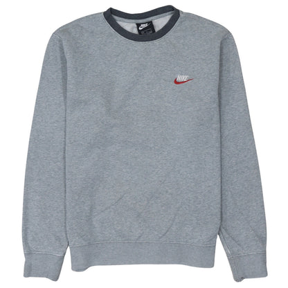 Mens UK Size M Nike Grey Pullover Sweatshirt