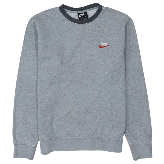 Mens UK Size M Nike Grey Pullover Sweatshirt