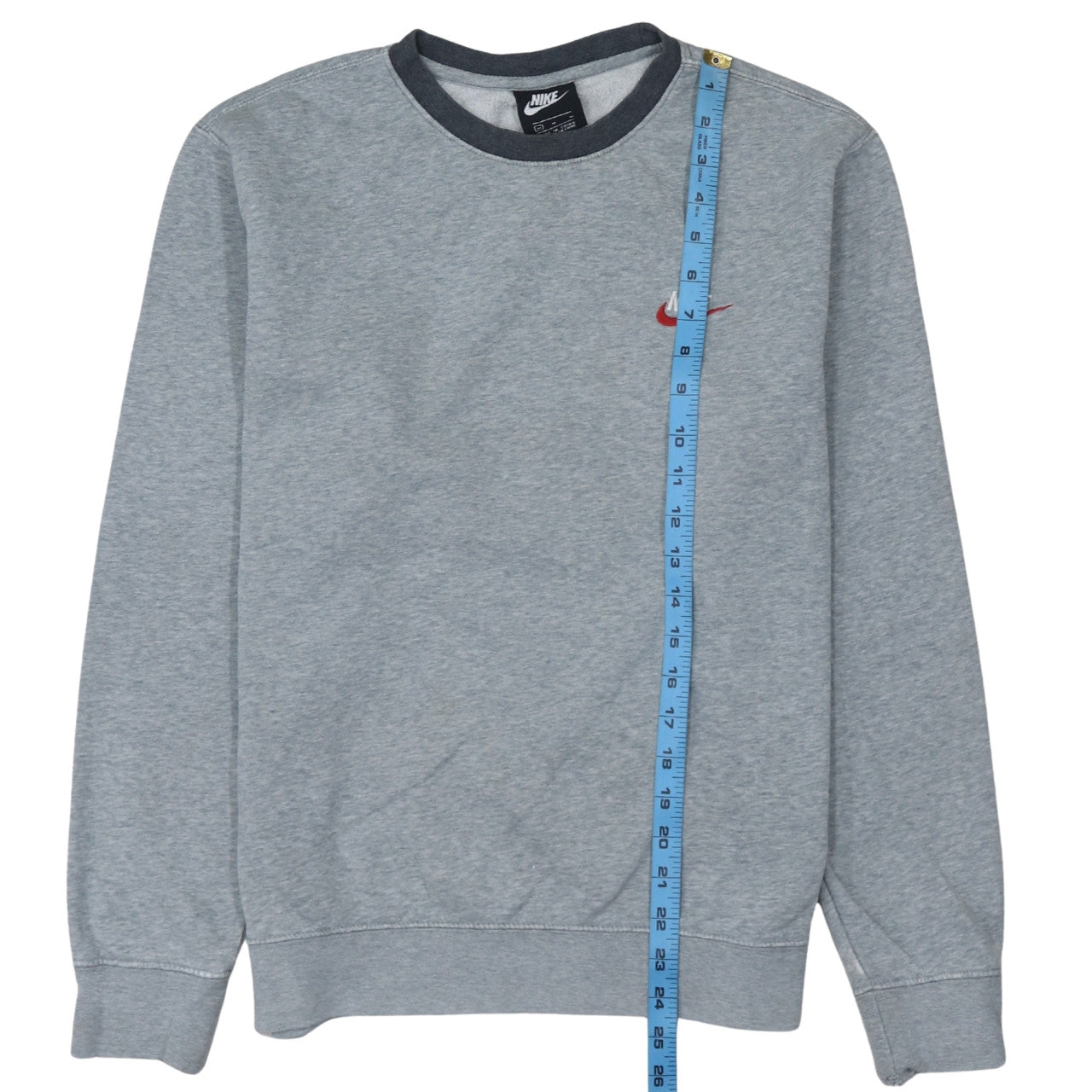 Mens UK Size M Nike Grey Pullover Sweatshirt