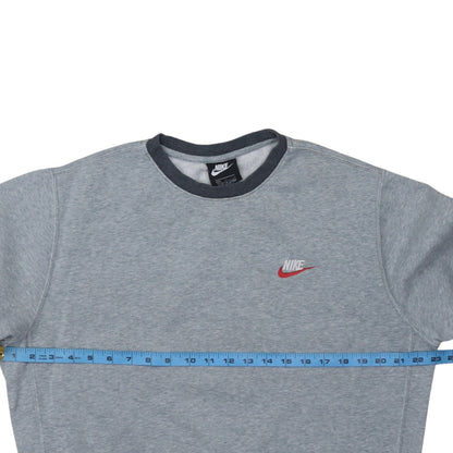 Mens UK Size M Nike Grey Pullover Sweatshirt