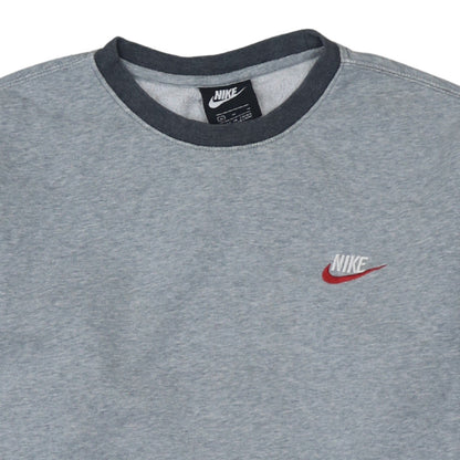 Mens UK Size M Nike Grey Pullover Sweatshirt