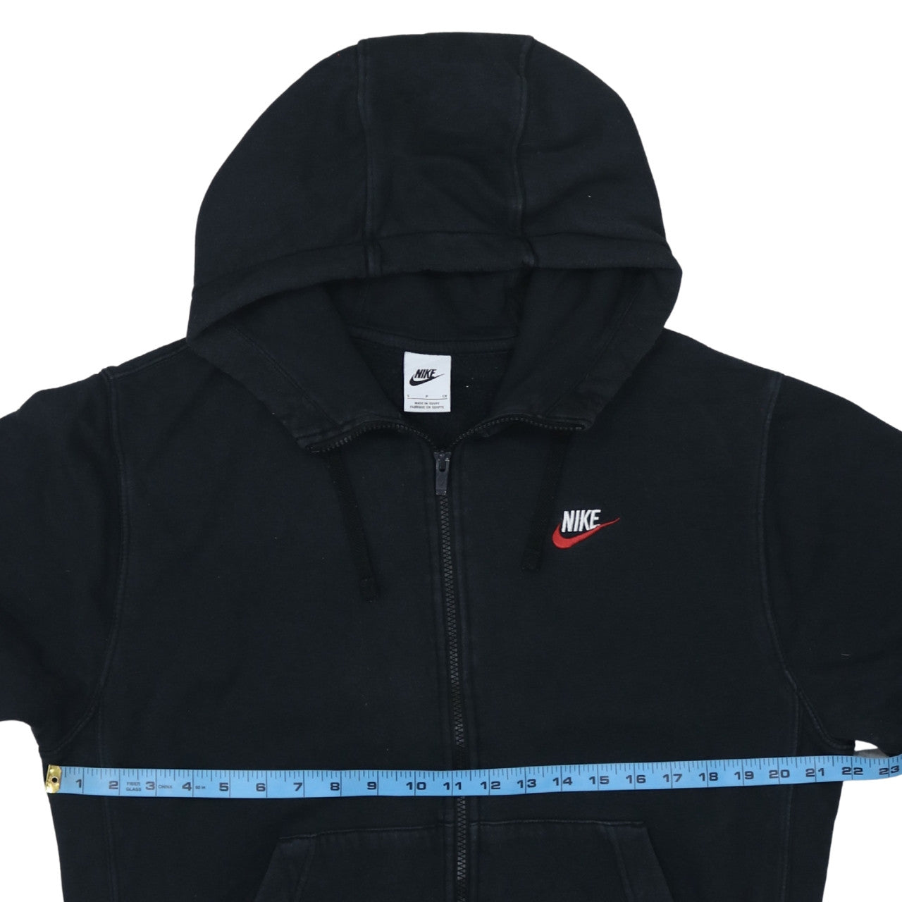 Mens UK Size S Nike Black Full Zip Hoodie
