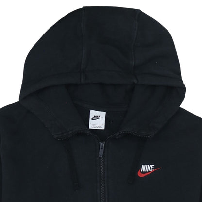 Mens UK Size S Nike Black Full Zip Hoodie