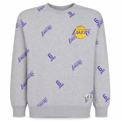 Mens UK Size M NBA Grey Pullover Sweatshirt