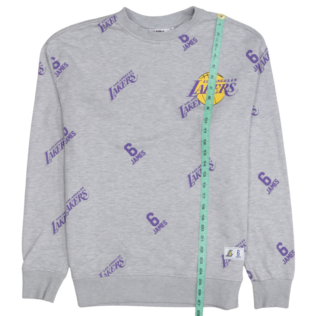 Mens UK Size M NBA Grey Pullover Sweatshirt