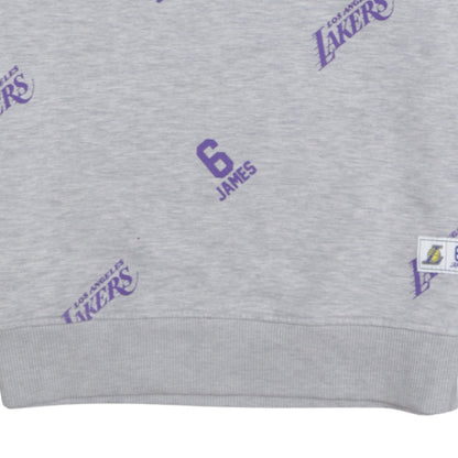 Mens UK Size M NBA Grey Pullover Sweatshirt