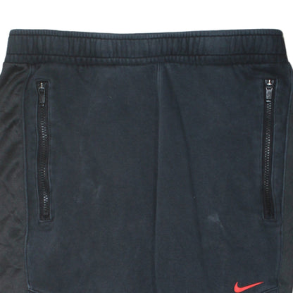 Nike Men's Black Jogger Trousers S Regular Fit Fleece Activewear