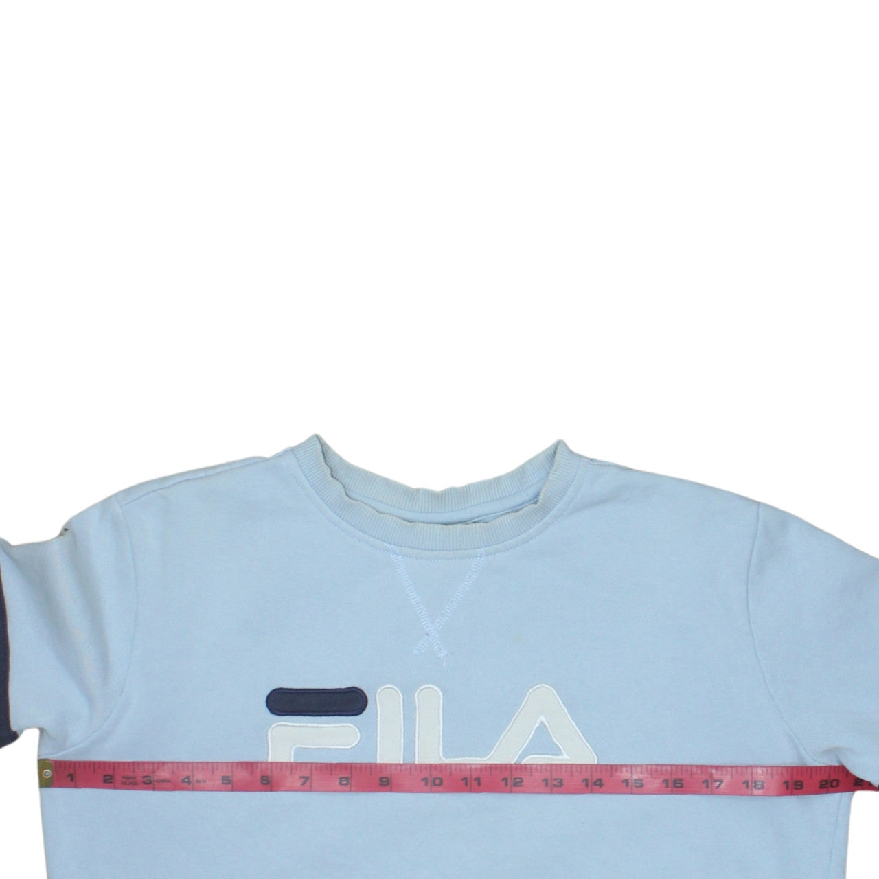Womens UK Size S FILA Blue Pullover Sweatshirt