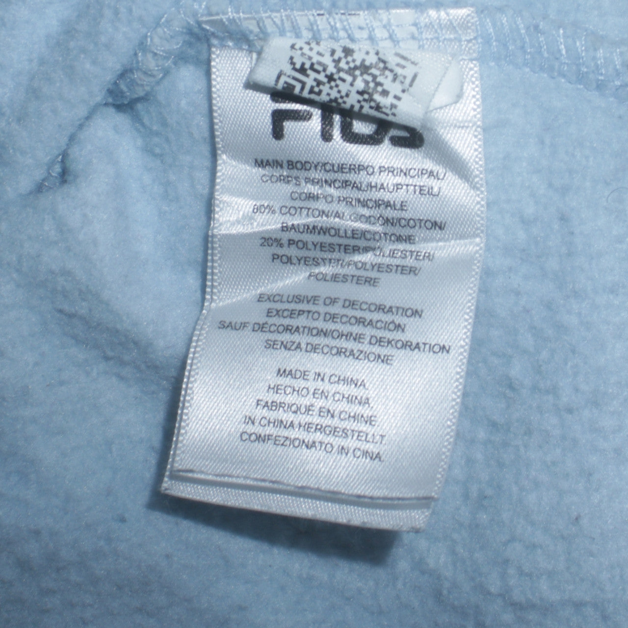 Womens UK Size S FILA Blue Pullover Sweatshirt