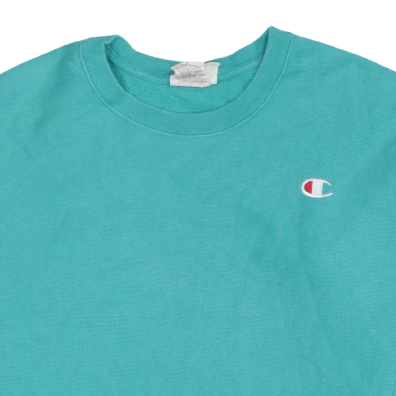 Womens UK Size M Champion Green Pullover Sweatshirt