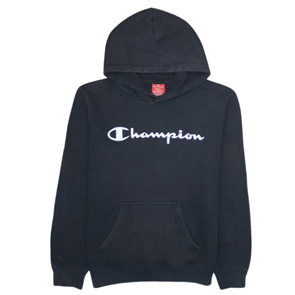 Womens UK Size S Champion Black Pullover Hoodie