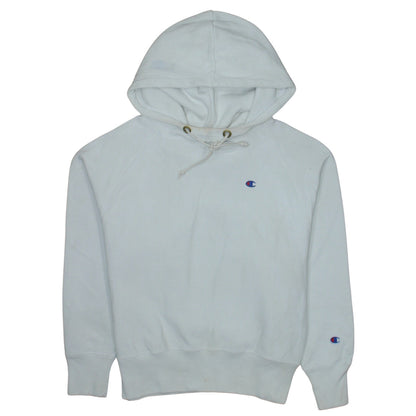 Womens UK Size S Champion White Pullover Hoodie