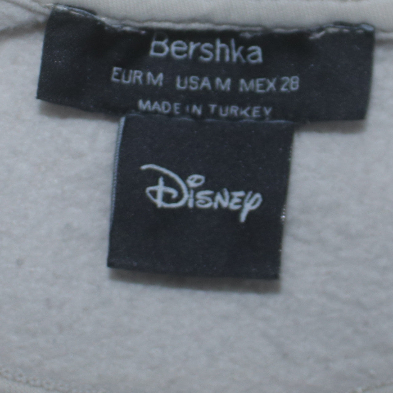 Womens UK Size M Bershka White Pullover Sweatshirt