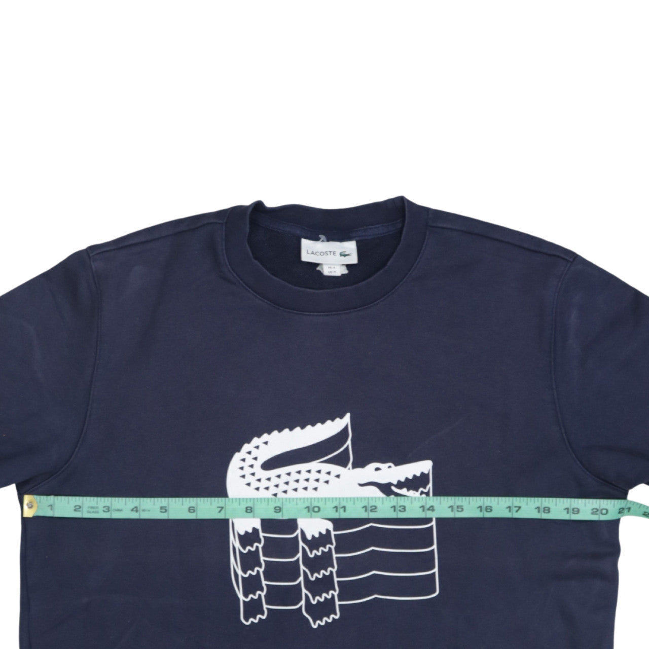 Mens UK Size M Lacoste Blue Pullover Sweatshirt