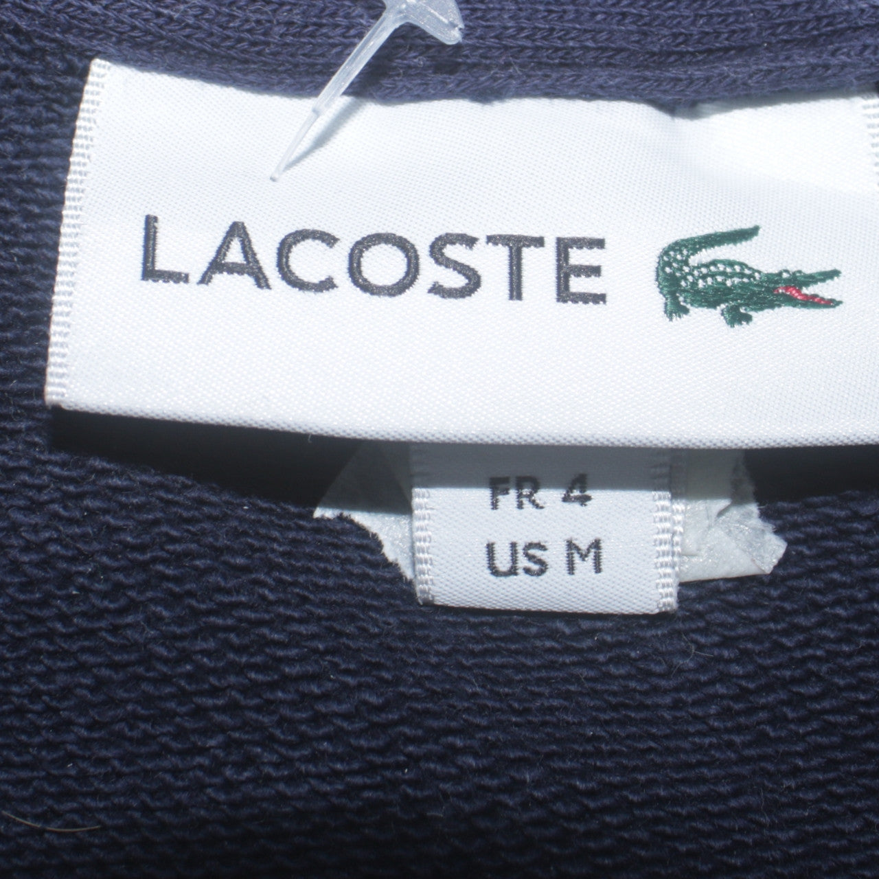 Mens UK Size M Lacoste Blue Pullover Sweatshirt