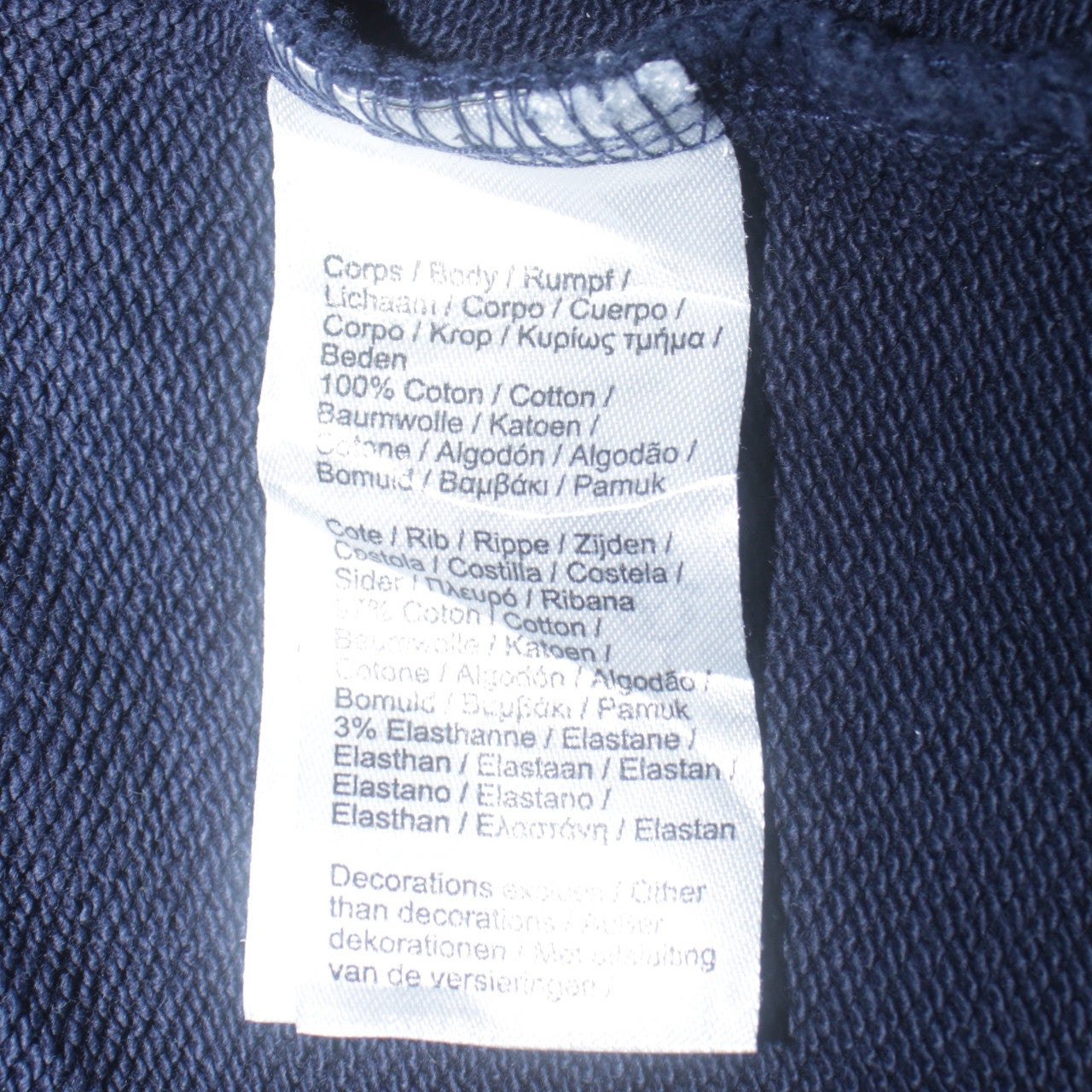 Mens UK Size M Lacoste Blue Pullover Sweatshirt