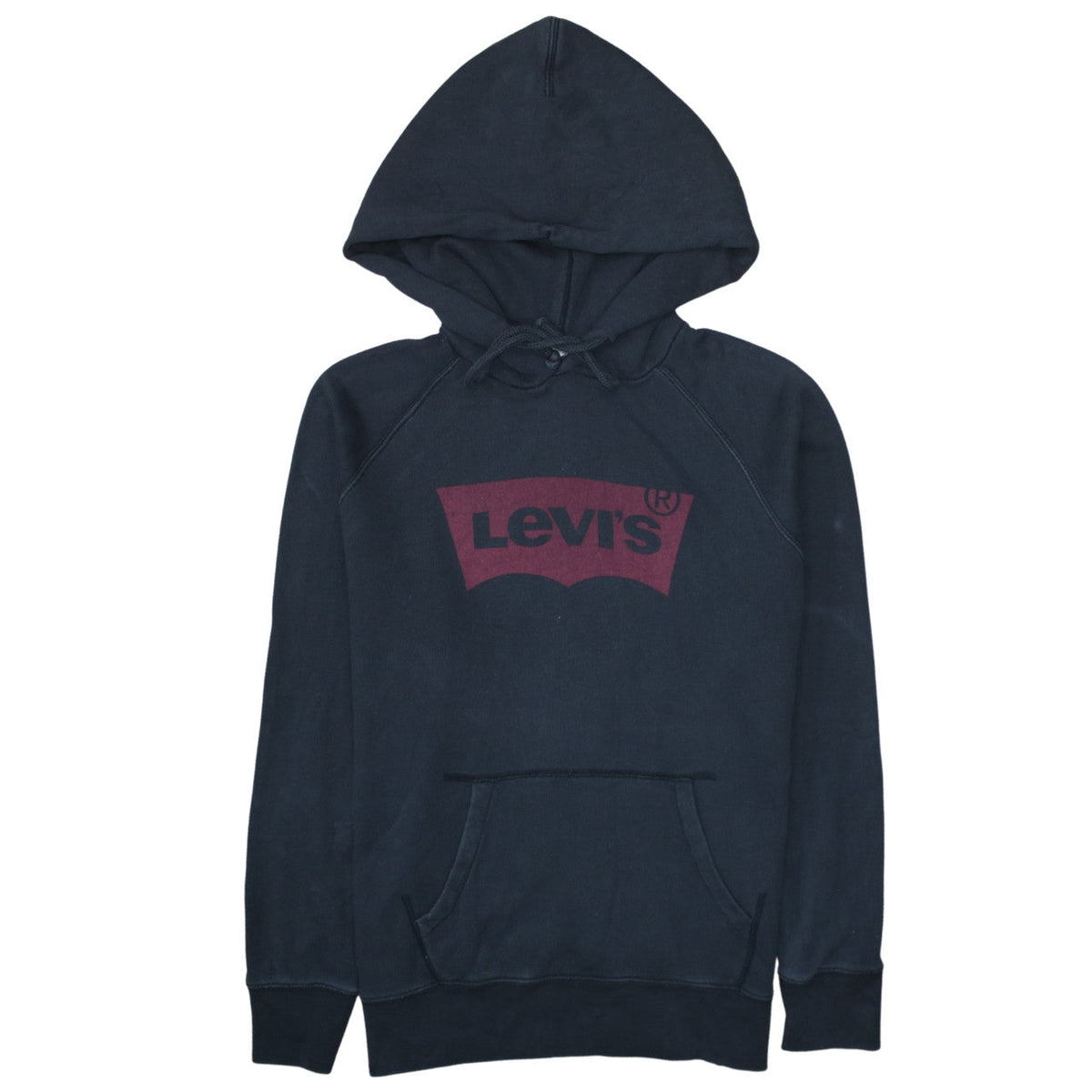 Mens UK Size M Levi's Black Pullover Hoodie