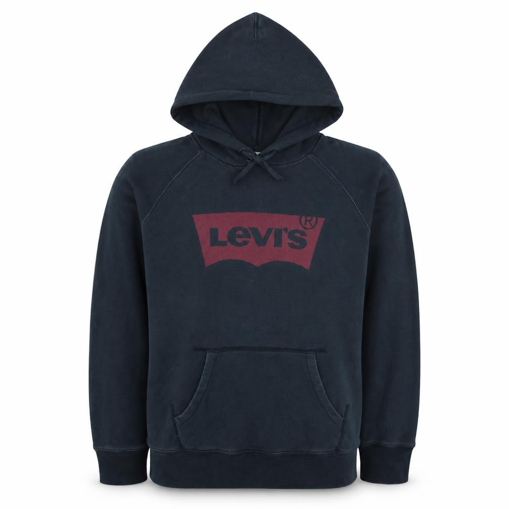 Mens UK Size M Levi's Black Pullover Hoodie
