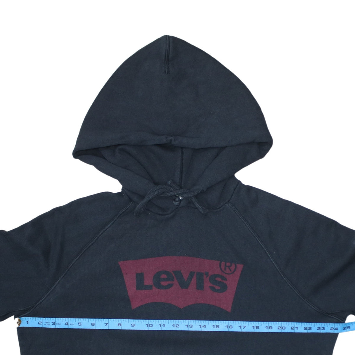 Mens UK Size M Levi's Black Pullover Hoodie