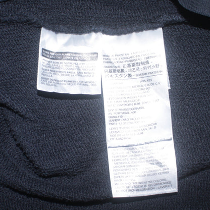 Mens UK Size M Levi's Black Pullover Hoodie