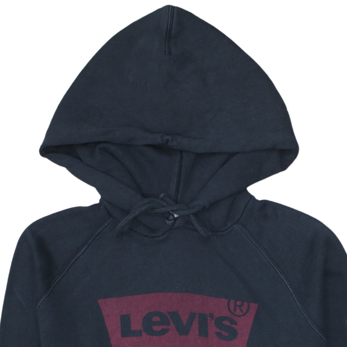 Mens UK Size M Levi's Black Pullover Hoodie
