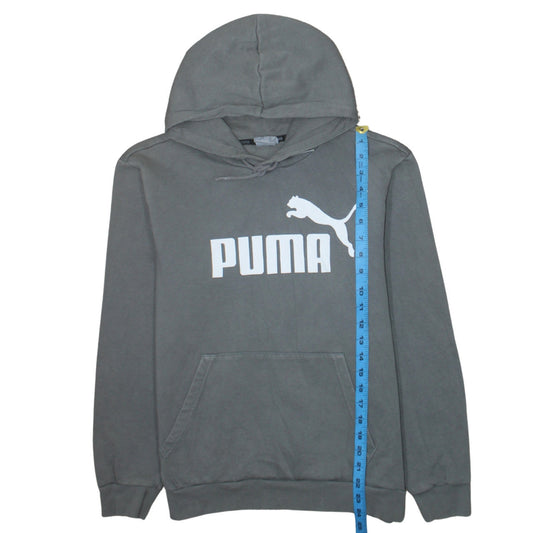 Mens UK Size S PUMA Grey Pullover Hoodie