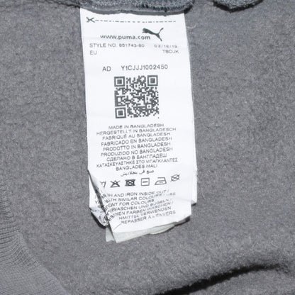 Mens UK Size S PUMA Grey Pullover Hoodie
