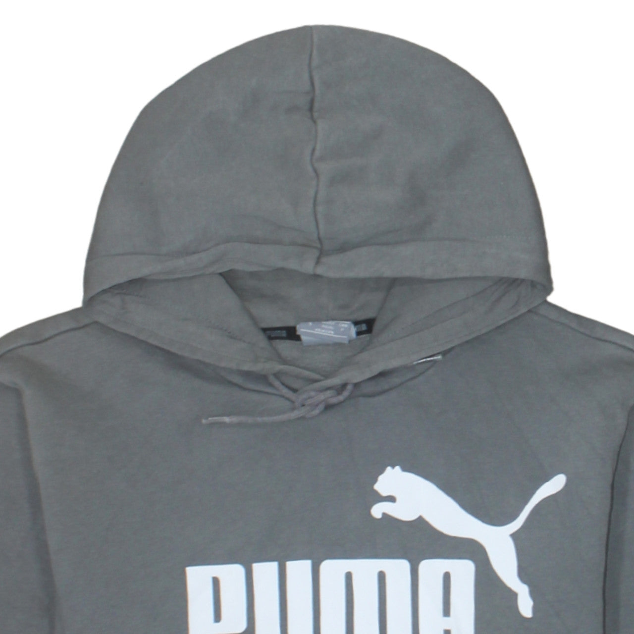 Mens UK Size S PUMA Grey Pullover Hoodie