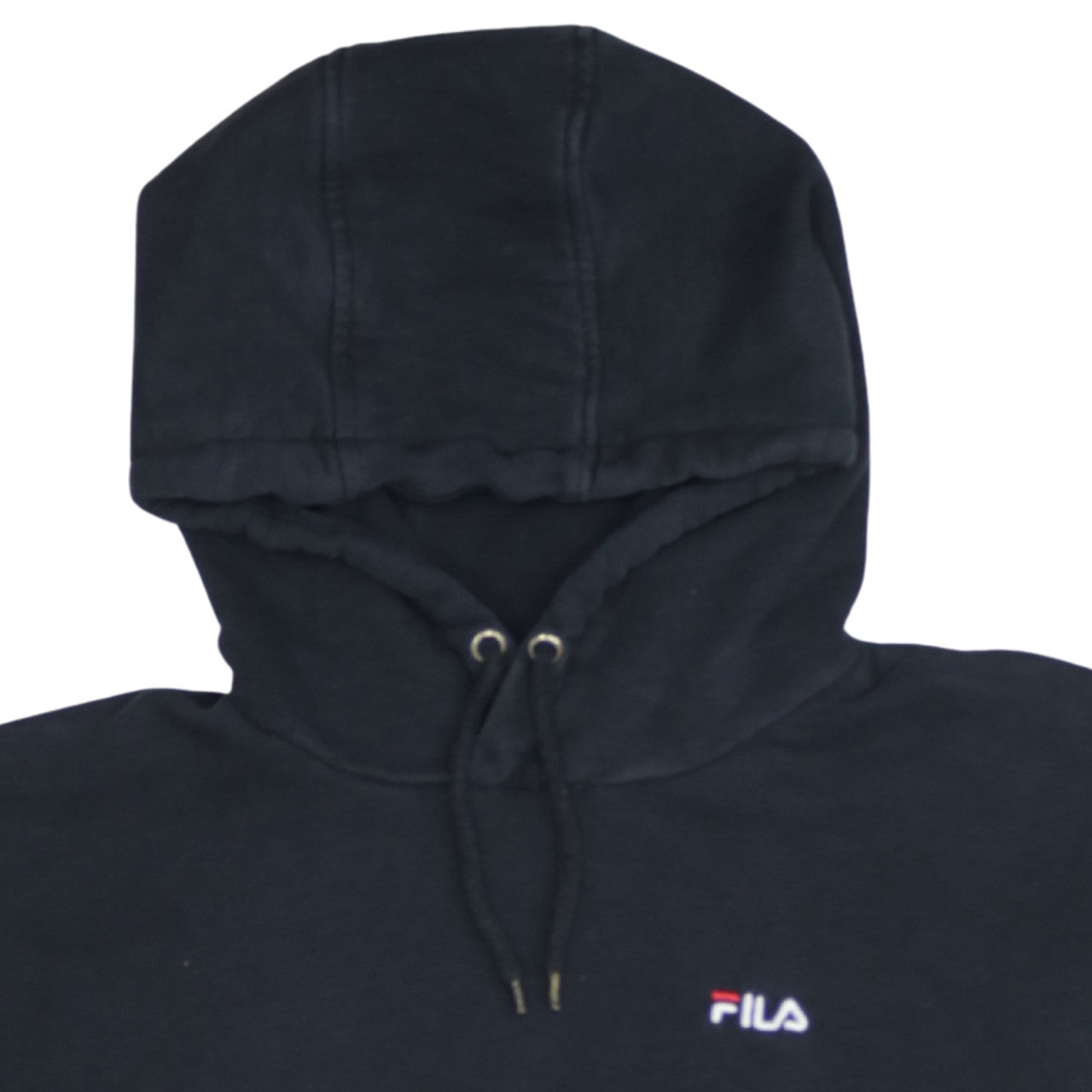 Womens UK Size M FILA Black Pullover Hoodie