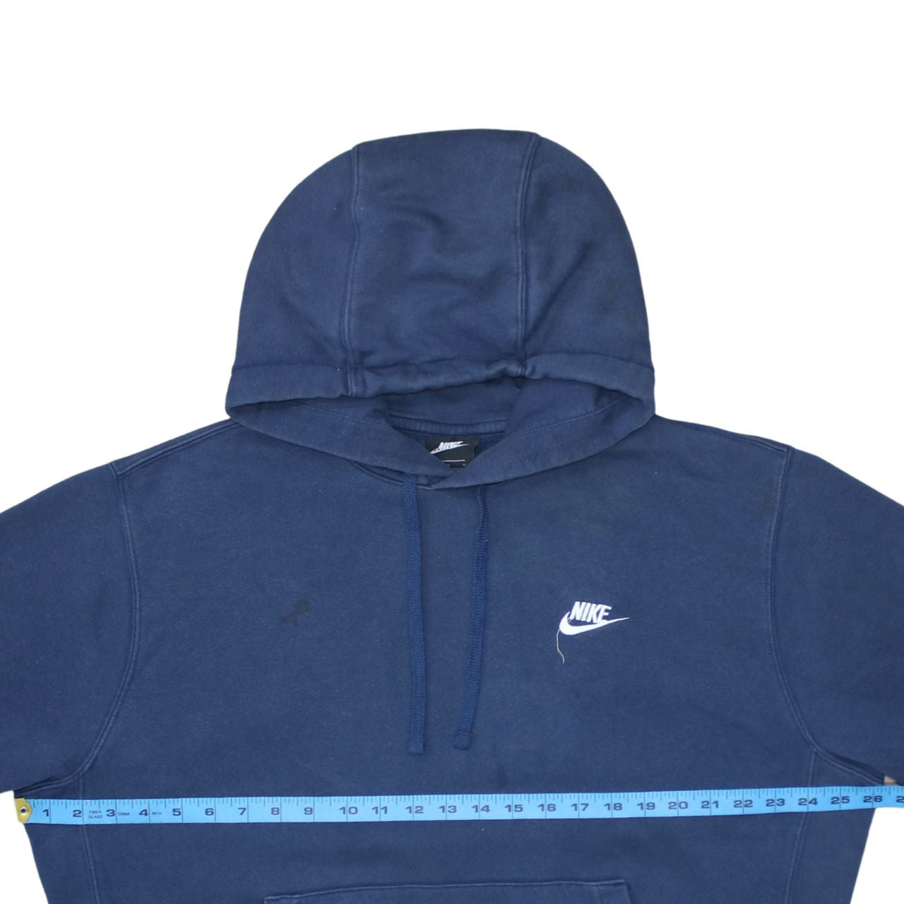 Mens UK Size L Nike Blue Pullover Hoodie