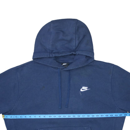 Mens UK Size L Nike Blue Pullover Hoodie