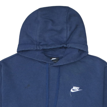 Mens UK Size L Nike Blue Pullover Hoodie